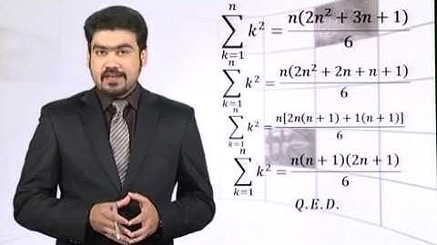 Math - Fsc Part 1 Chapter 6 Summation of k2 from 1 to n  - Math