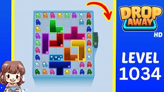 Drop Away Level 1034 Solution Walkthrough