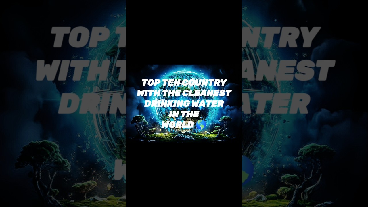 top ten country with the cleanest drinking water in the world 🌎!!