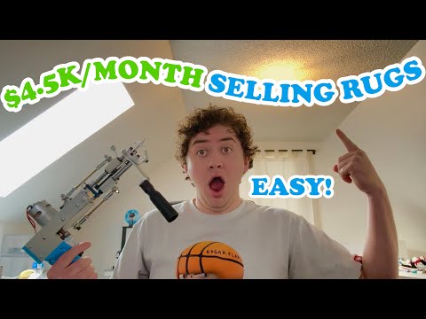 How To Start a Rug Making Business in 2025 | MAKE MONEY WITH THIS SIDE HUSTLE!!