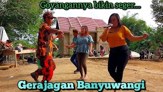 GERAJAGAN BANYUWANGI dan JARAN UCUL versi jaranan Telaga Pandawa||penyanyi mlenuk mlenuk