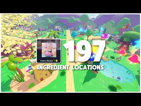Cook A Recipe - How To Get ALL Ingredients - Roblox