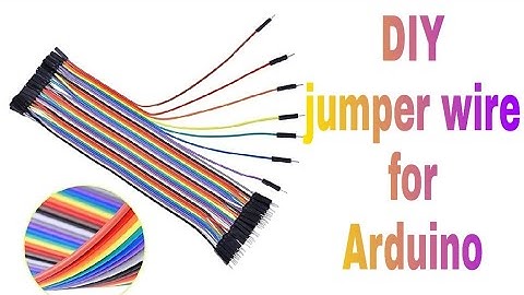 How to make jumper wire for !! ARDUINO !!