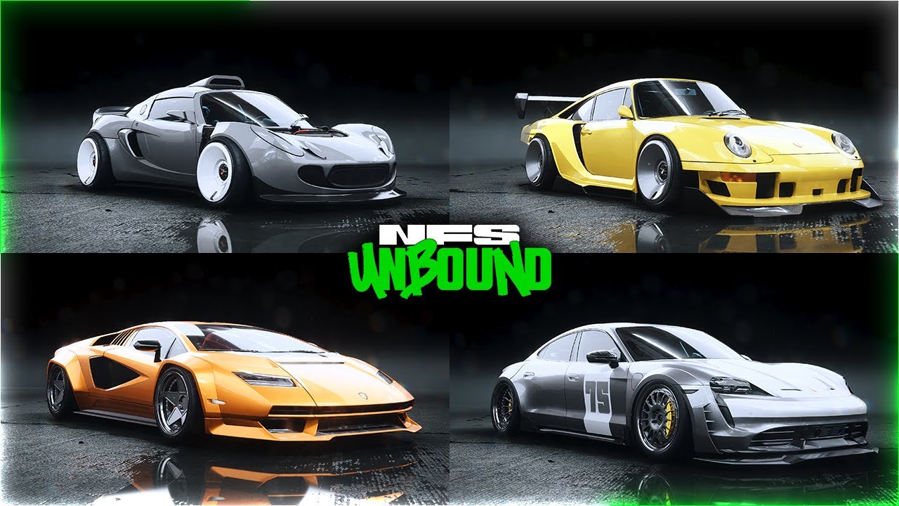 Customizing Vol.4 Cars In NFS Unbound YouTube
