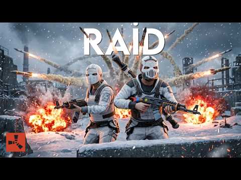 14 SAATTE RESMİ SUNUCUDA ETRAFIMIZDAKİ TÜM DÜŞMANLARI RAİDLEDİK! I Rust Türkçe