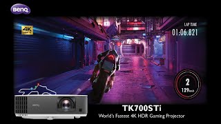 BenQ TK700STi Console Gaming Projector - World’s First 4K HDR 16ms Low input lag