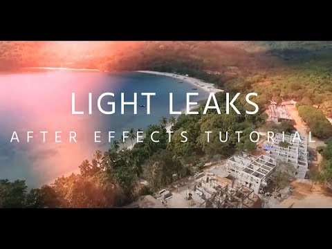 Light Leaks Animation in After Effects Tutorial - No Third Party Plugins Required - Simple Method
