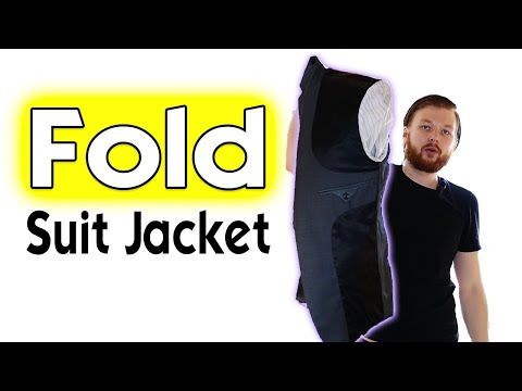 Clever Suit Folding Trick (for Travel)