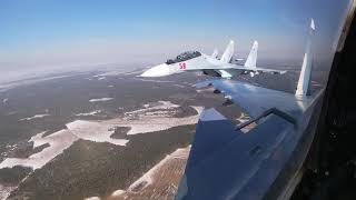 The Crews Of The Su-35 And Su-30Sm Fighters Of The Russian Aerospace Forces And The Belorussian