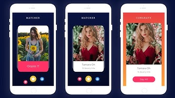 Dating App UI Animation InVision Studio Tutorial