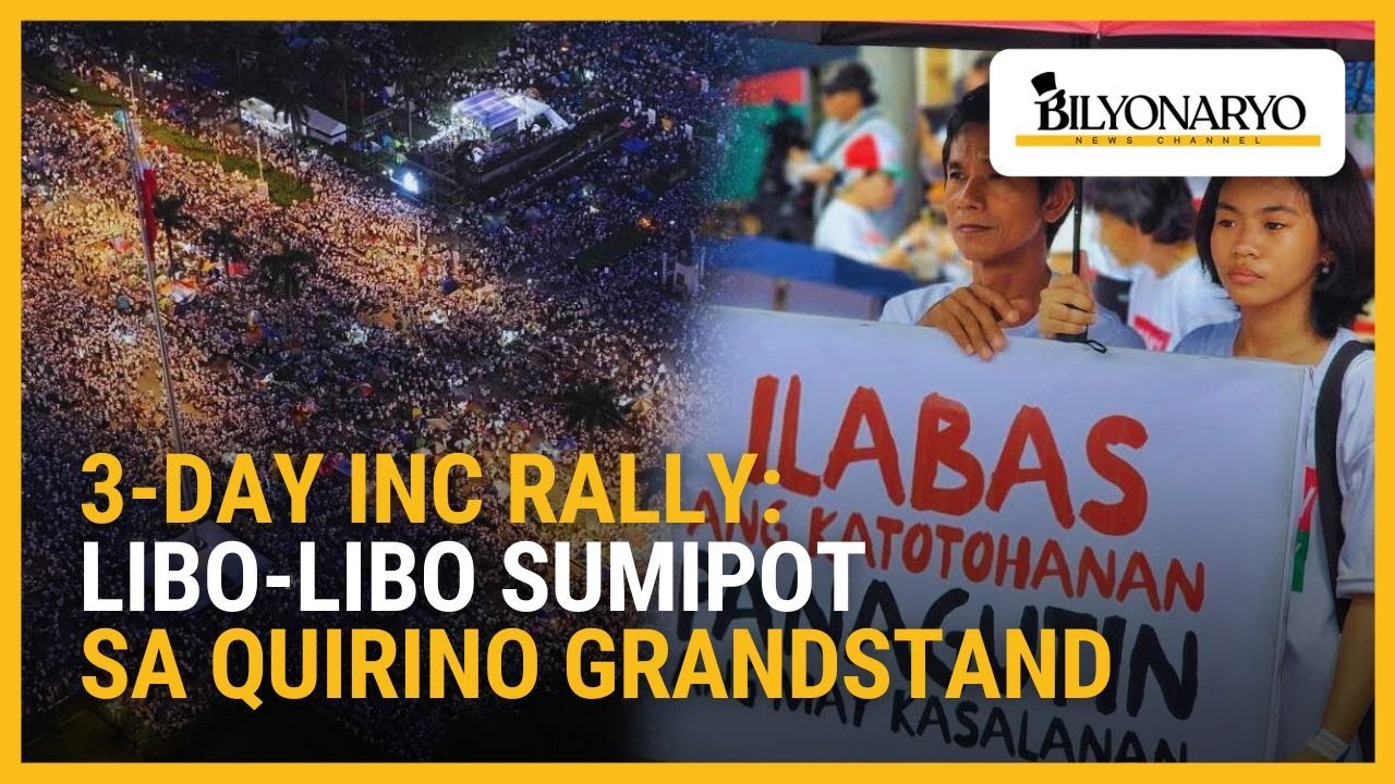 Libo-libong dumalo sa Iglesia ni Cristo rally sa Quirino Grandstand ...