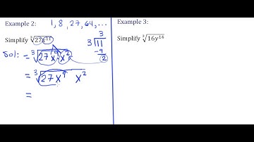Simplifying Cube Roots