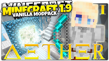 Minecraft 1.9 | AETHER | A Whole New Dimension... (Minecraft Custom Command Mod Pack)