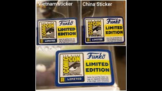 Funko Pop Legit Guide "Real Vs Fake": SAN DIEGO COMIC CON 2020 (SDCC STICKER)