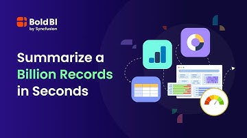 Summarize a Billion Records in Seconds