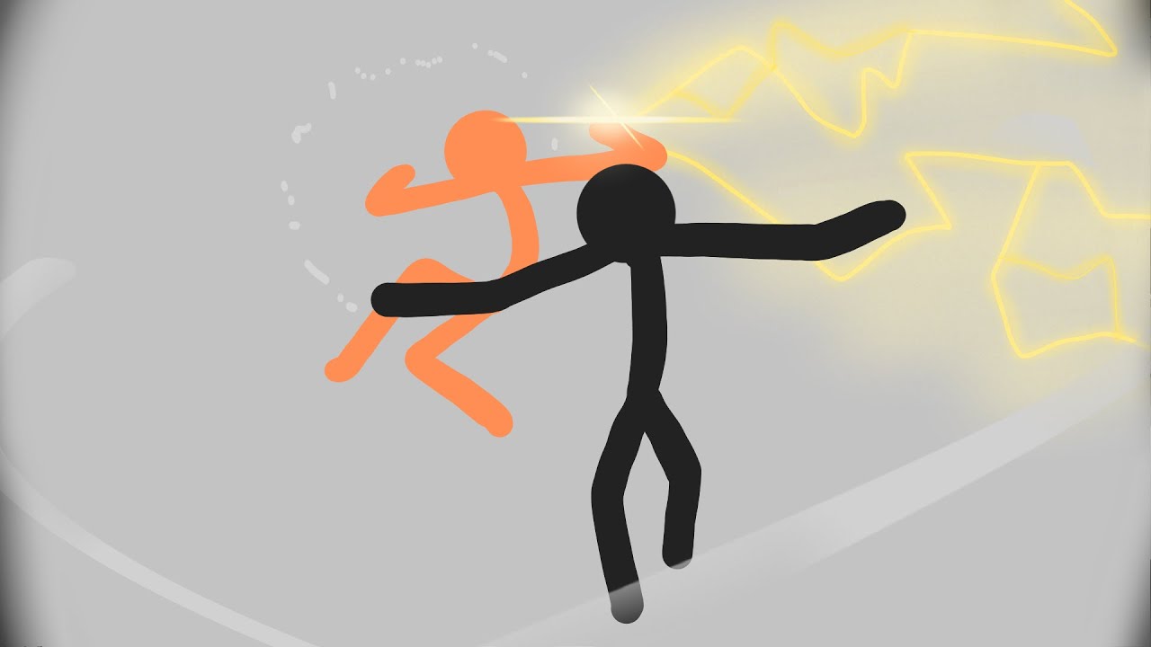 Black vs Orange Stick Fight (by Rakuto and lil mations)