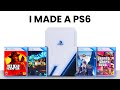 I made a ps6 and played gta 6 rdr 3 gow 6  minecraft 2