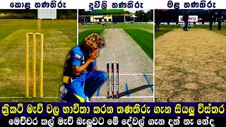 Different Types Of Cricket Pitches | Pitch Reading - Bat First or bowl First ? (SINHALA) screenshot 5