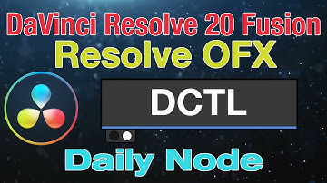 DaVinci Resolve 20 Fusion DCTL-knooppunt