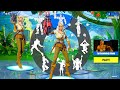 *NEW* The Witcher Ciri doing all Funny Built-In Emotes in Fortnite