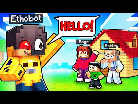 Ethobot Visits Minecraft Block City!