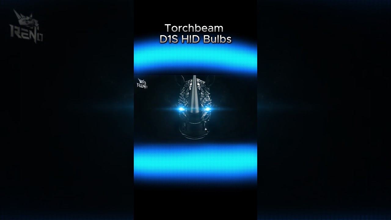 Torchbeam D1S HID Bulbs – 6000K Cool White, 150% Lighting Distance, Xenon IP67 Design"