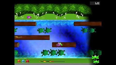Retro Level 3 (No Deaths) - Frogger Gameplay