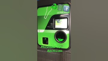 Recycling at WalMart, Michigan.10c Return #wannwander #shorts