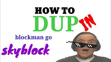 HOW TO DUP IN SKY BLOCK VERSION 2.8.2 |BLOCKMAN GO |SKY BLOCK|WORKING %100