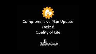 Comprehensive Plan Update / Cycle 6 Quality of Life Parks and Recreation, Health