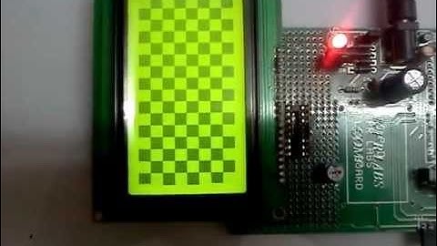 Graphical Display using 8051 from EPRLABs