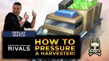 Harvester Pressure Done Right! || Command & Conquer Rivals