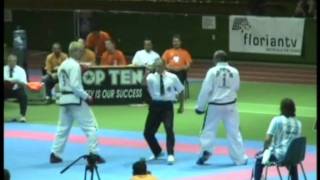ITF World Tae Kwon-Do Championships 2005 Dortmund +80kg Final Dariusz Idzikowski Vs Ivan Protti
