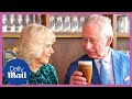 Funny moment camilla tells prince charles he has guinness on his nose