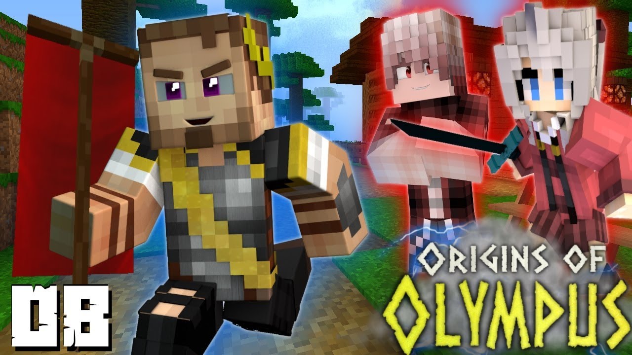 origins of olympus kaykrae Origins of Olympus: CAPTURE THE FLAG TRIAL! (Percy Jackson Minecraft Roleplay SMP)