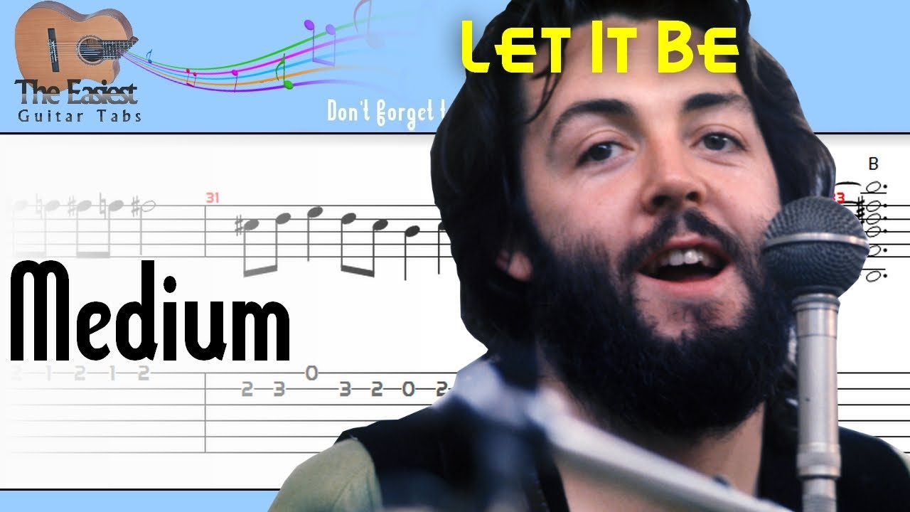 Video of The Beatles - Let It Be Guitar Tab