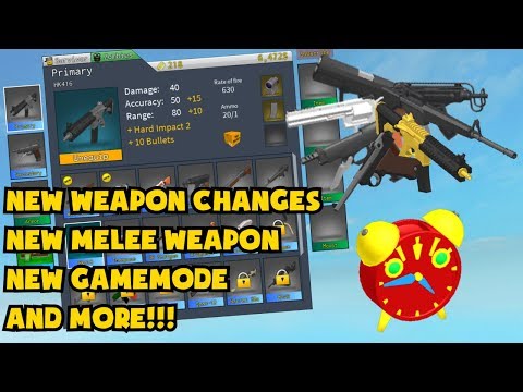 R2da 1 3 9 Debug New Weapon Balances Melee Gamemode And More - roblox best meleeranged weapons