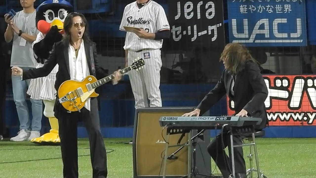 【青木引退試合】GLAY・TAKUROさん、川村ケンさんによる国歌演奏 2024.10.2