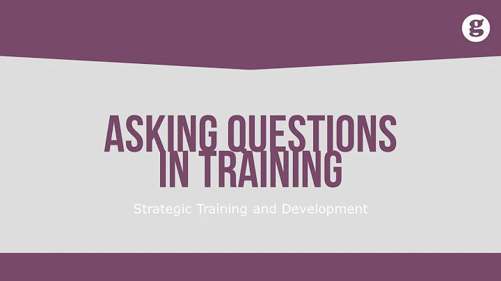 Asking Questions in Training - DayDayNews