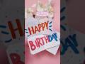 DIY Cute Birthday Card Idea 🎀🎂Easy Craft 🎊#diy #shortvideo #handmade #birthday #viral #craft #gift