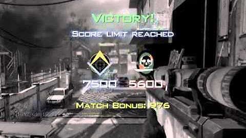 MW3- Cross map no scope killcam