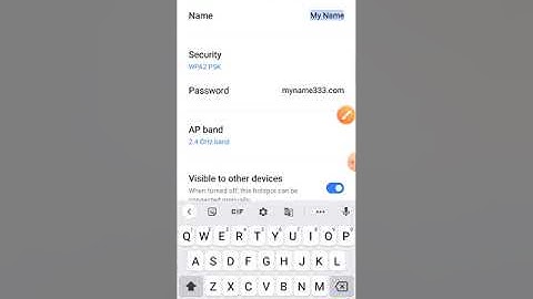 realme GT hotspot setting how to change password kaise badlen