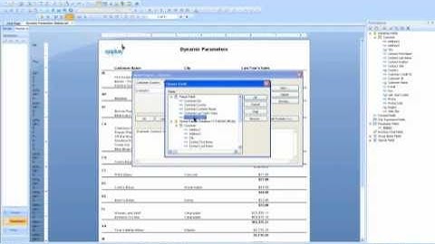 Crystal Reports Tip of the Week - Cascading and Showing the Value of the Parameter in a Formula.