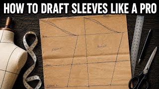How to Draft Any Sleeve Pattern Perfectly | Beginner’s Step-by-Step Guide