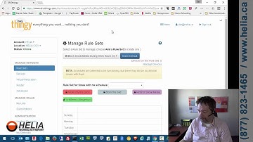How To Schedule Internet Browsing Restrictions with DNSThingy