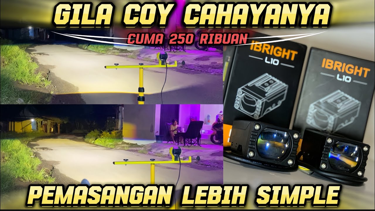 LAMPU TEMBAK BILED MODEL SLIM‼️ IBRIGHT L10 45WAT