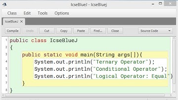 Ternary Operator or conditional Operator or Logical Operator in Java