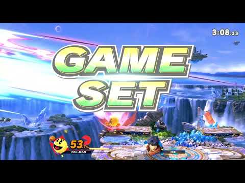 踏んでみな、飛ぶぞ（スマブラSP/パックマン）#short