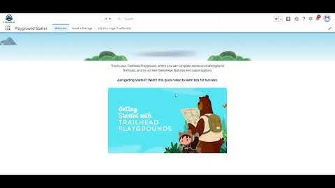 Get the login credential of the new Trailhead Playground