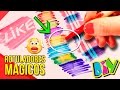 ¡¡ROTULADORES MÁGICOS CASEROS!! * Plumones o marcadores DIY que CAMBIAN DE COLOR 🌈 muy fáciles